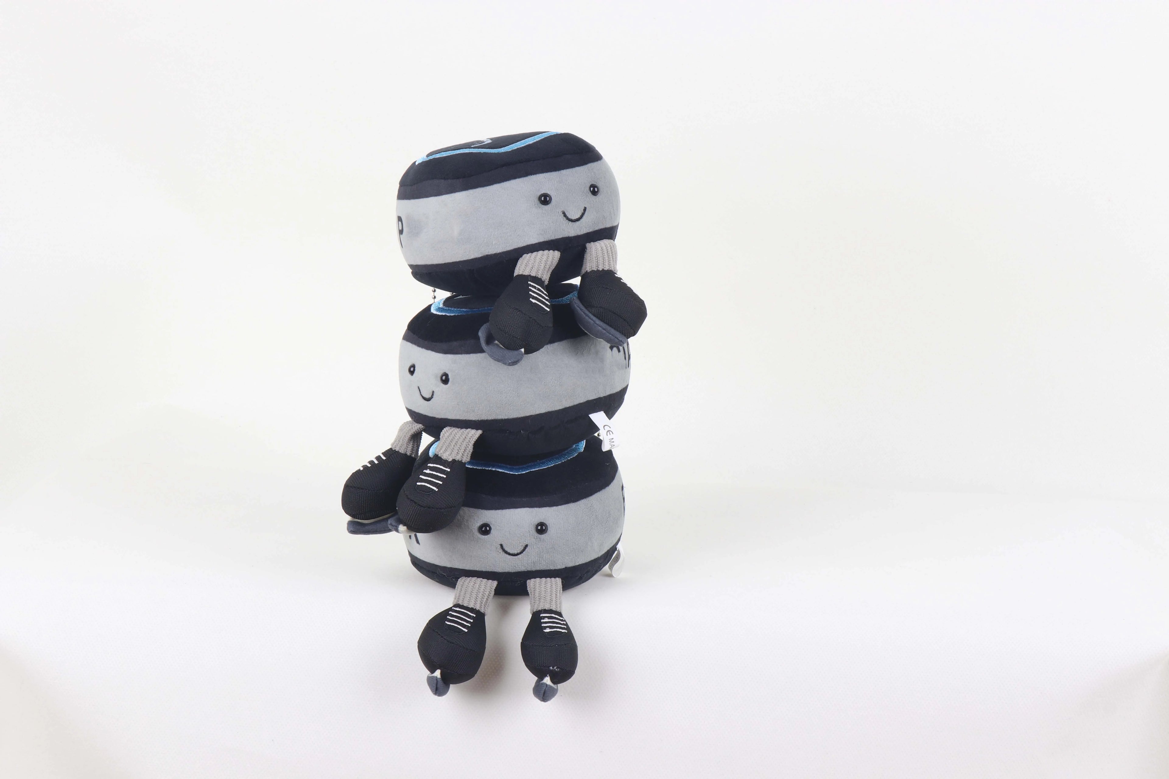 Cute Ice Hockey Doll Plush Ice Hockey Key Chain Backpack Pendant