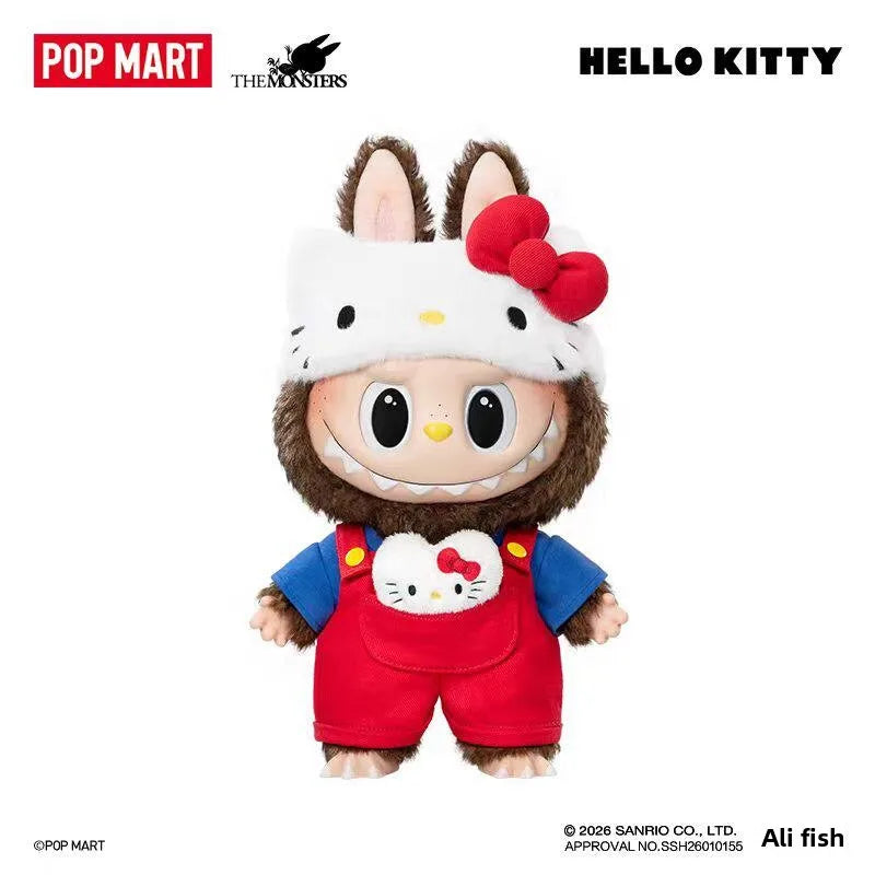 Authentic PPMART the MONSTERS HELL KITTY Vinyl Plush Doll for 5-7 Years Old Party Use