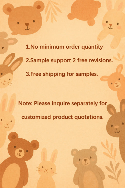 Custom Plush Toy Manufacturer Offering Low MOQ Services For Personalized Soft Animal Toy Designs