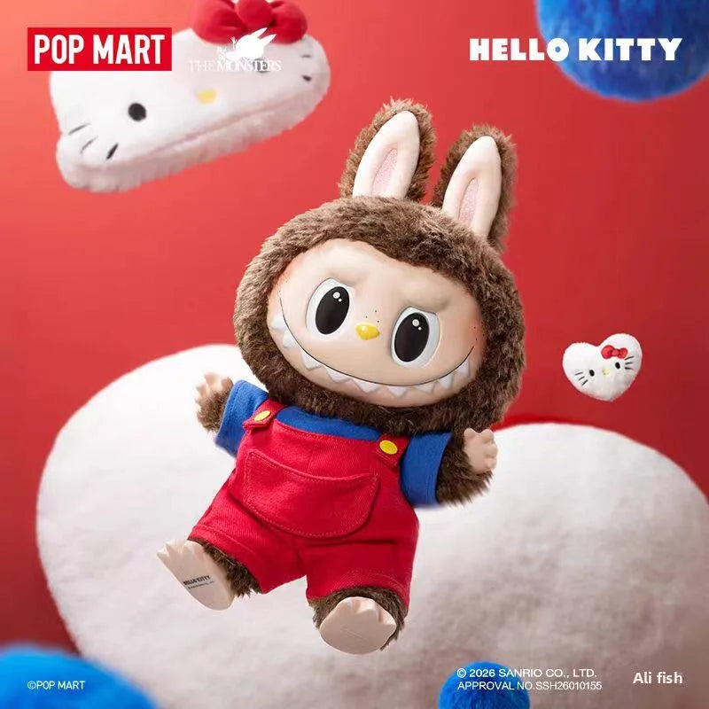 Authentic PPMART the MONSTERS HELL KITTY Vinyl Plush Doll for 5-7 Years Old Party Use