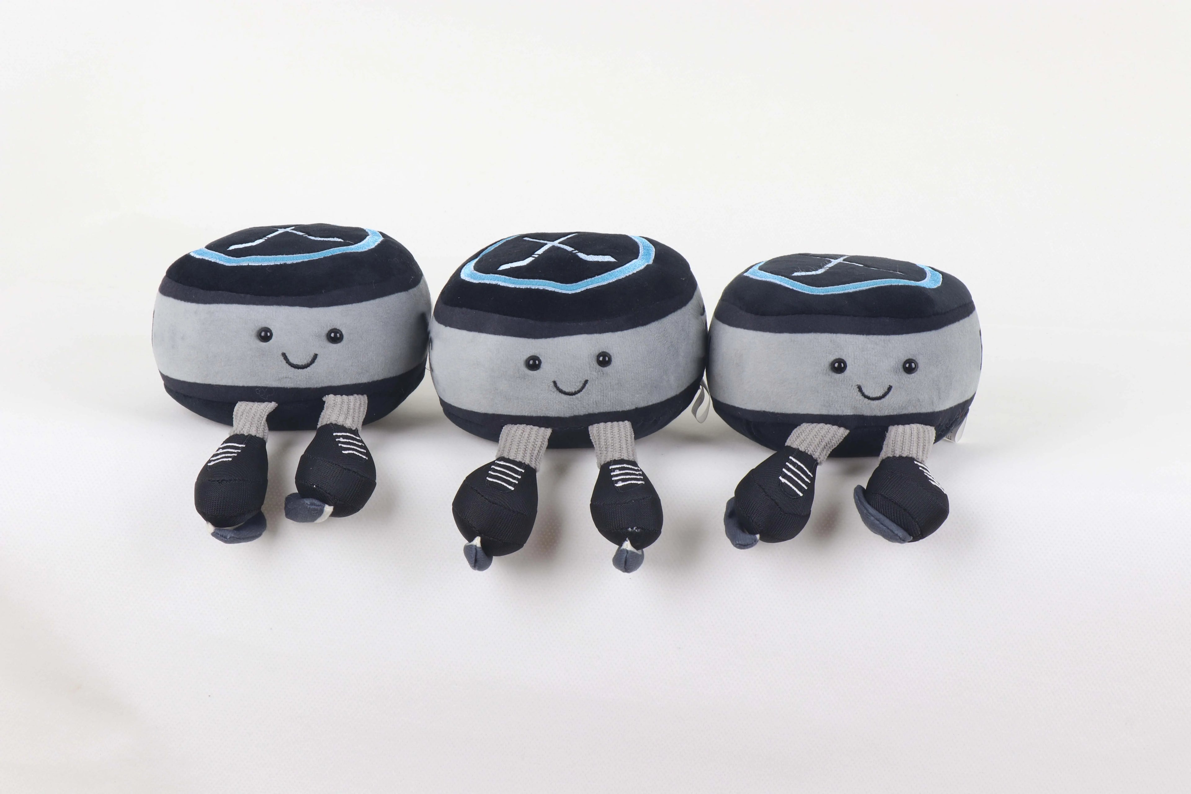 Cute Ice Hockey Doll Plush Ice Hockey Key Chain Backpack Pendant